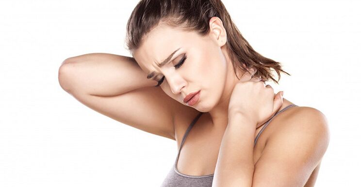 девојка има бол у врату